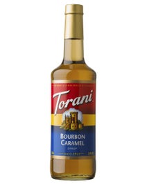 Bourbon Caramel syrup bottle