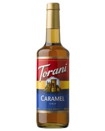 Caramel syrup bottle