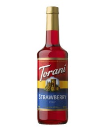 Strawberry 750 ml syrup bottle