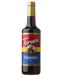 Tiramisu syrup bottle