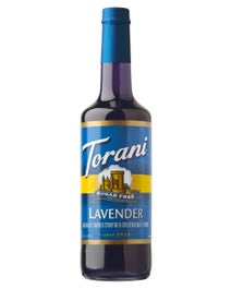 Sugar Free Lavender syrup bottle