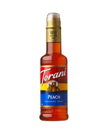 Peach syrup 375ml bottle