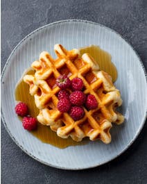 Raspberry Waffles