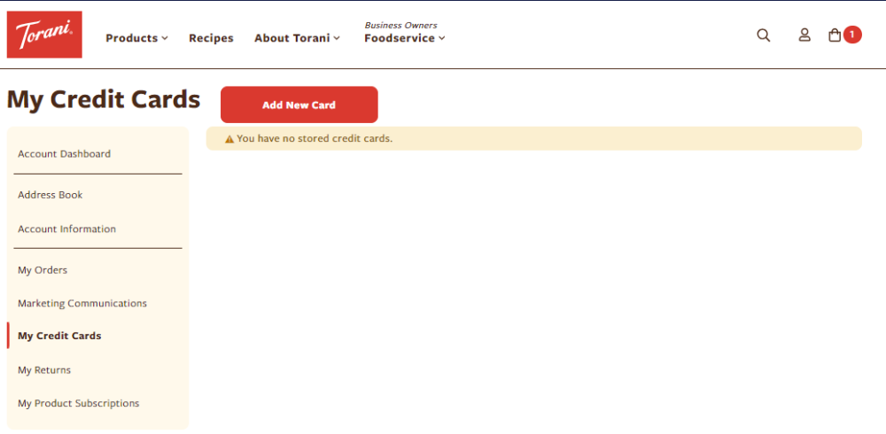 my product subscriptions page with arrow pointing to skip button